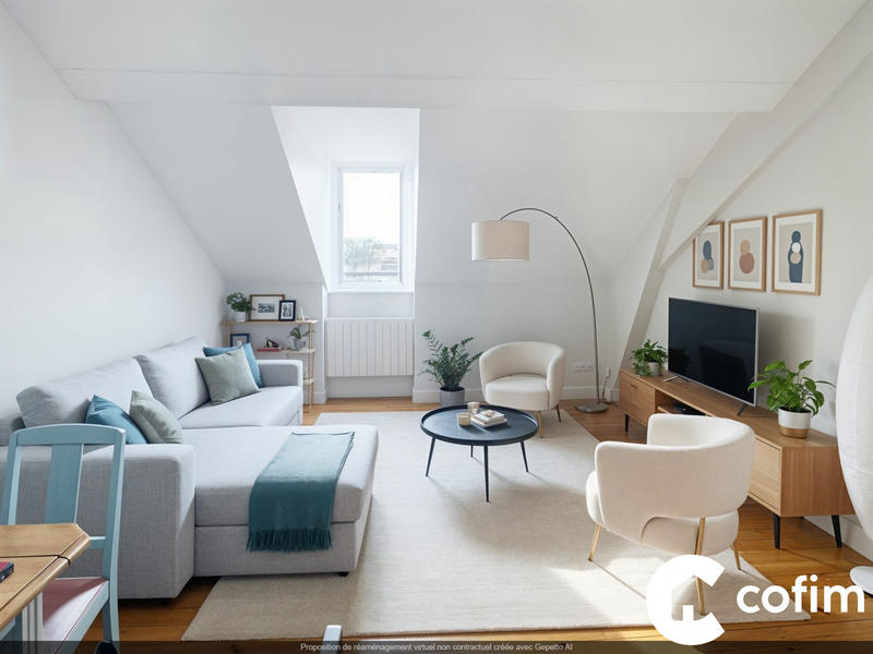 Appartement - 55 m² - 2 pièces