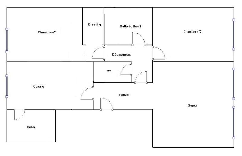 Appartement - 91 m² - 3 pièces