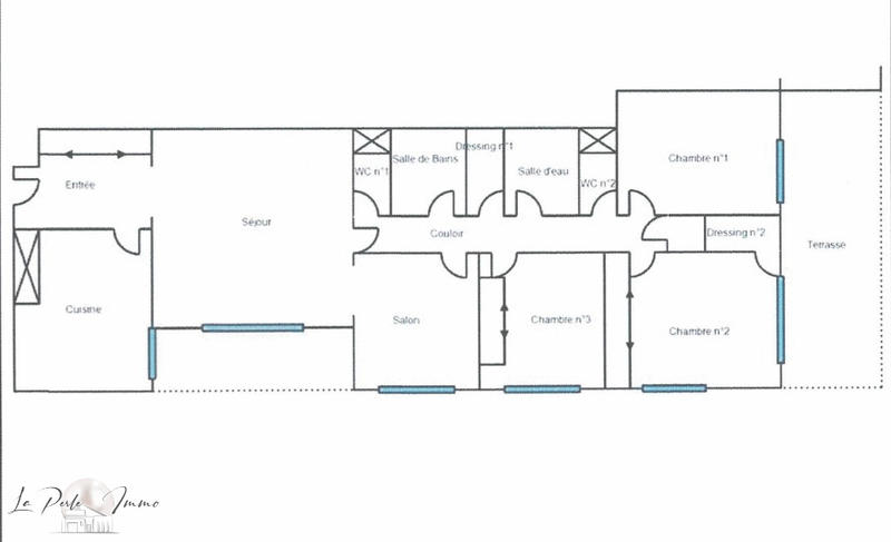 Appartement - 115 m² - 5 pièces