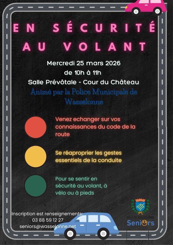 En sécurité au volant
