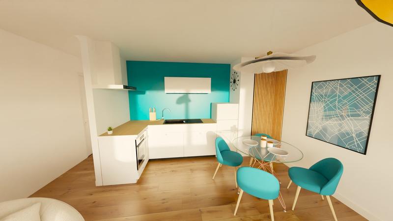 Appartement - 56 m² - 3 pièces