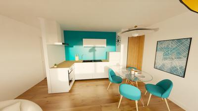 Appartement - 56 m² - 3 pièces