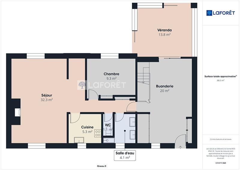 Maison - 124 m² - 7 pièces