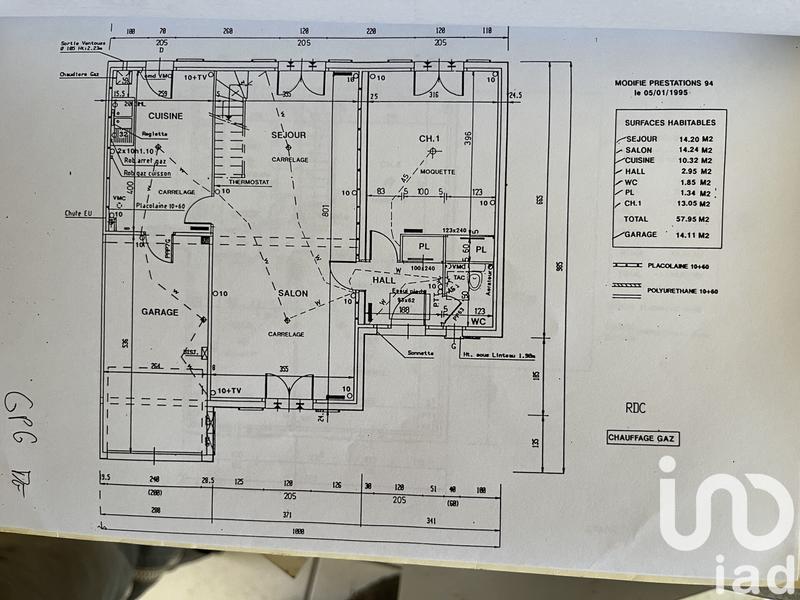 Maison - 102 m² - 6 pièces