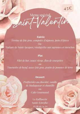Saint-Valentin au "Bistrot la Raffinerie"