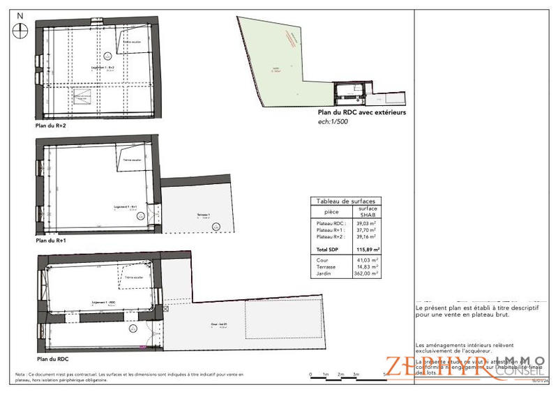 Maison ancienne - 116 m² - 4 pièces