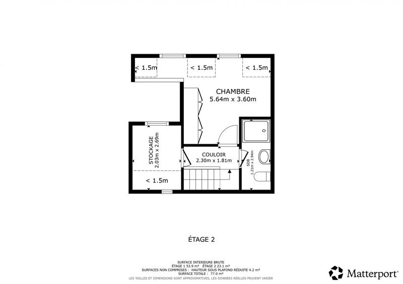 Maison - 73 m² - 3 pièces