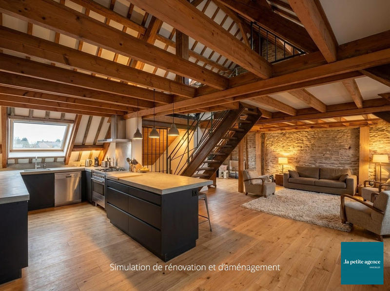 Duplex - 65 m² - 3 pièces