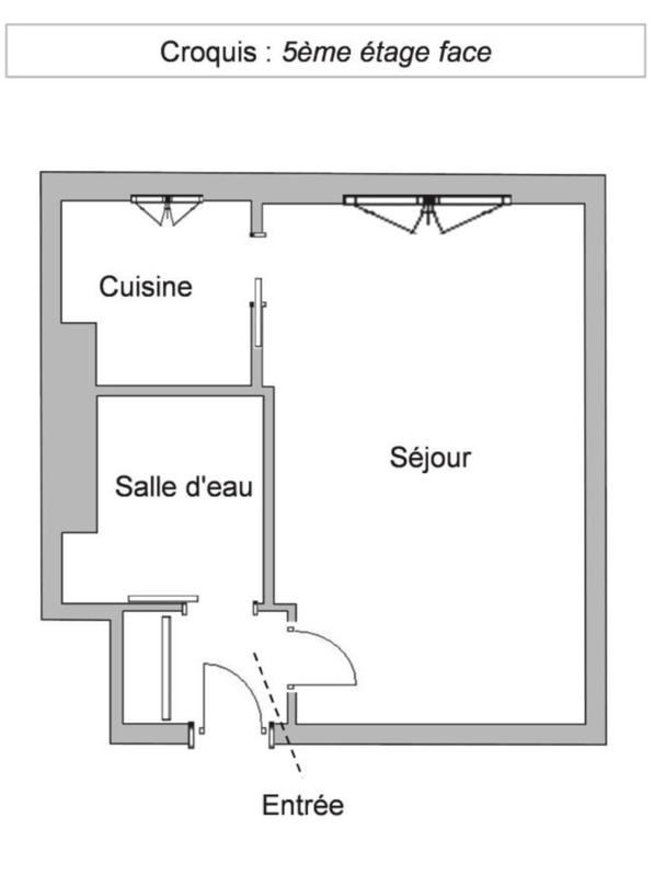 Appartement - 24 m² - 1 pièce