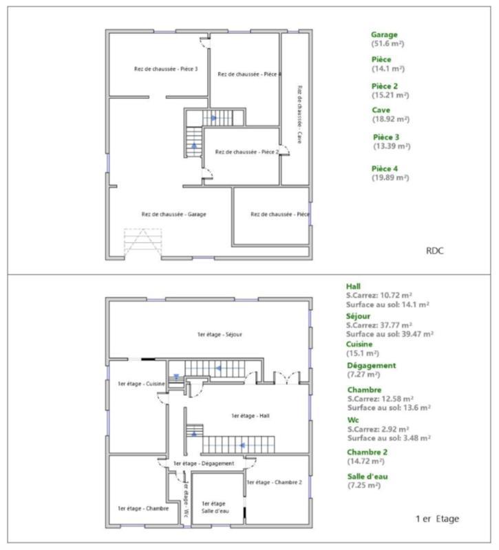 Maison - 225 m² - 8 pièces
