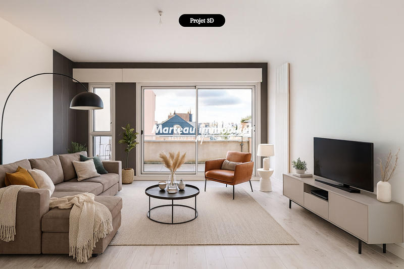 Appartement - 57 m² - 2 pièces