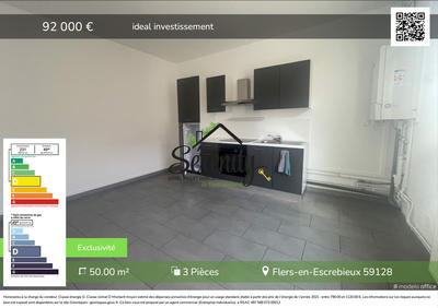 Maison ancienne - 50 m² - 3 pièces