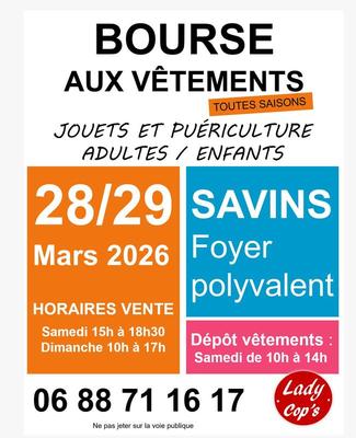 Bourse aux vêtements et puériculture