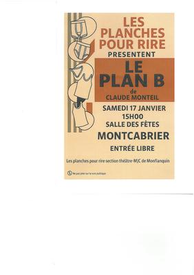 Théâtre : le Plan B