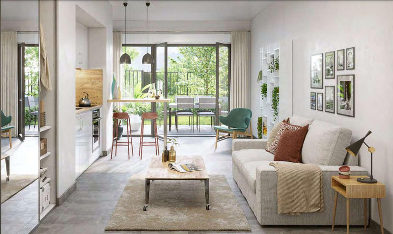 Appartement - 61 m² - 3 pièces