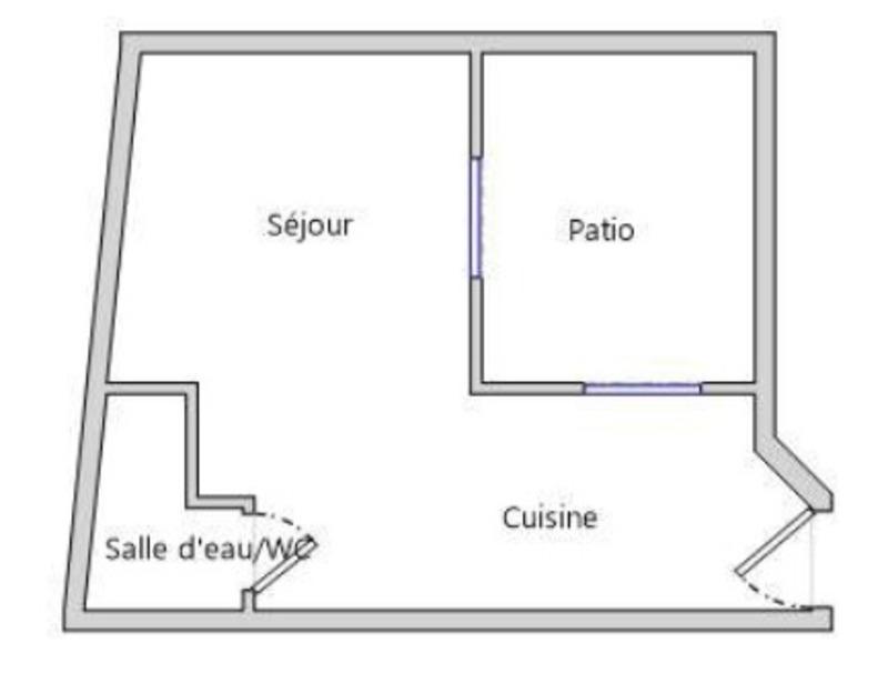 Studio - 26 m² - 1 pièce