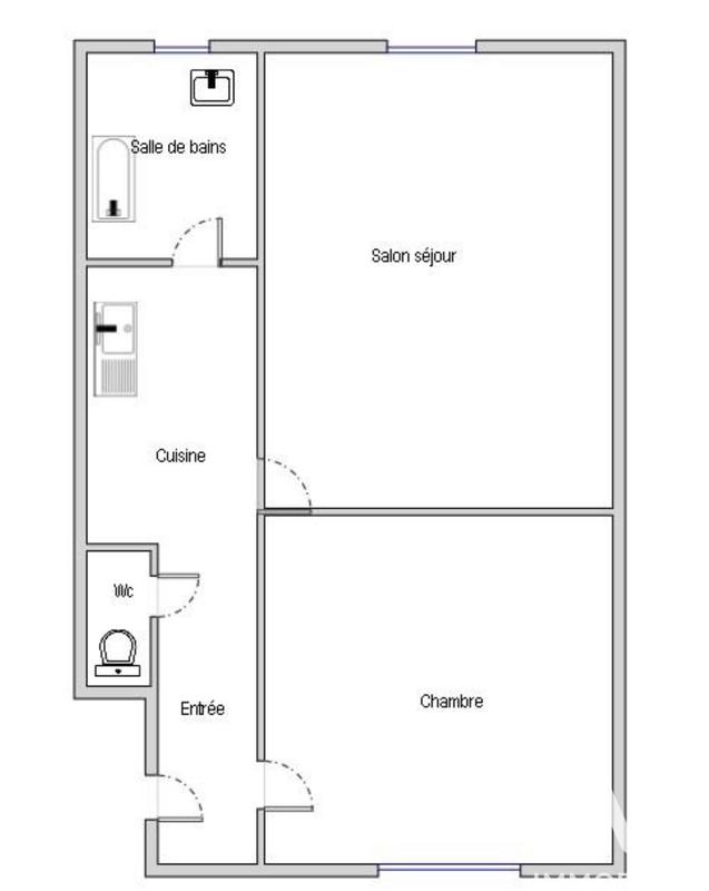 Appartement - 38 m² - 2 pièces