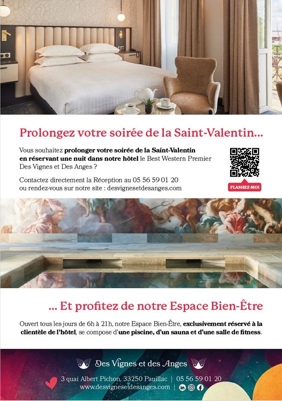 Saint-Valentin : Hôtel restaurant des Vignes et des Anges