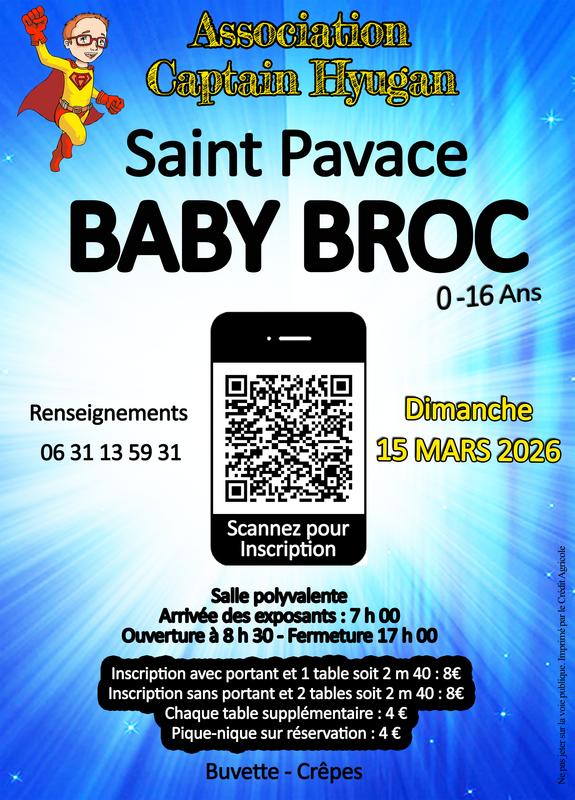 Baby broc pour captain hyugan