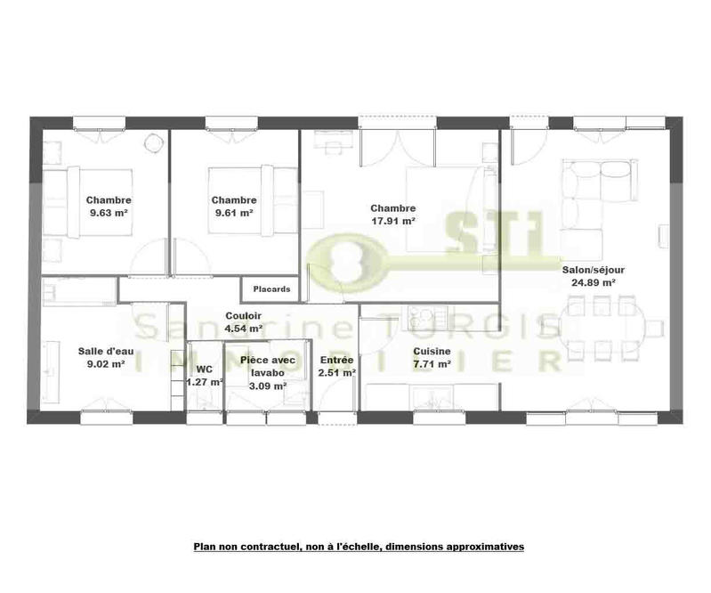 Maison - 90 m² - 4 pièces