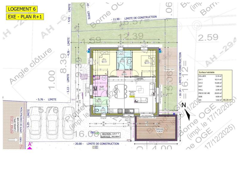 Maison - 66 m² - 3 pièces