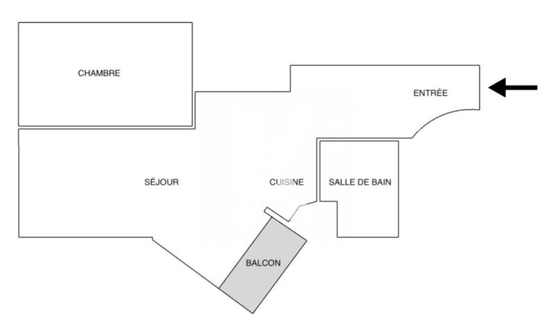 Appartement - 48 m² - 2 pièces