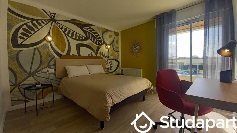 Chambre - 15 m² - 1 pièce