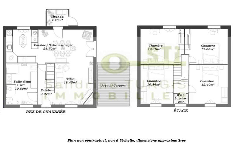 Maison - 111 m² - 6 pièces