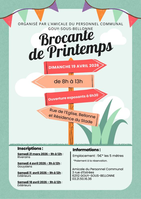 Brocante de printemps