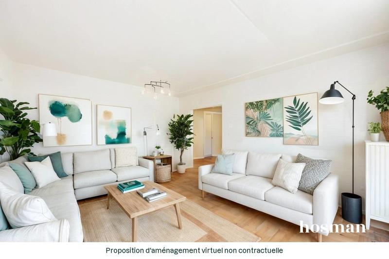 Appartement - 70 m² - 3 pièces