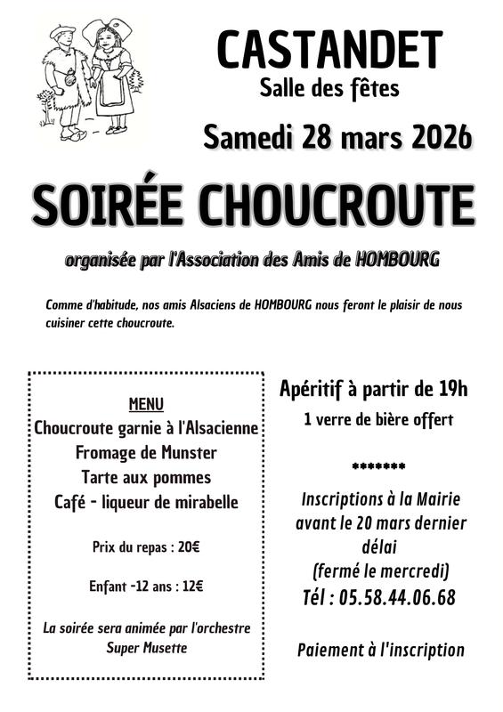 Soirée Choucroute
