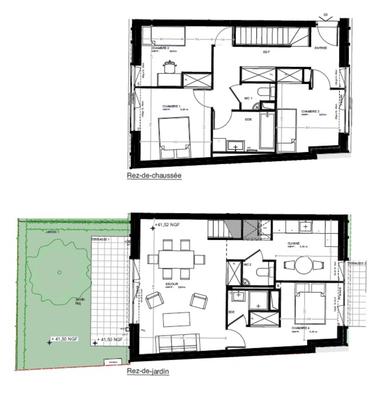 Appartement - 96 m² - 5 pièces
