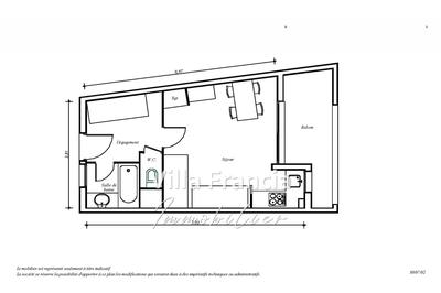 Appartement - 27 m² - 1 pièce
