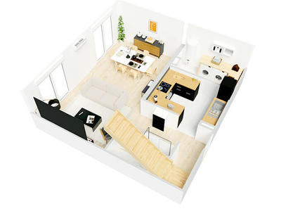 Maison - 90 m² - 5 pièces