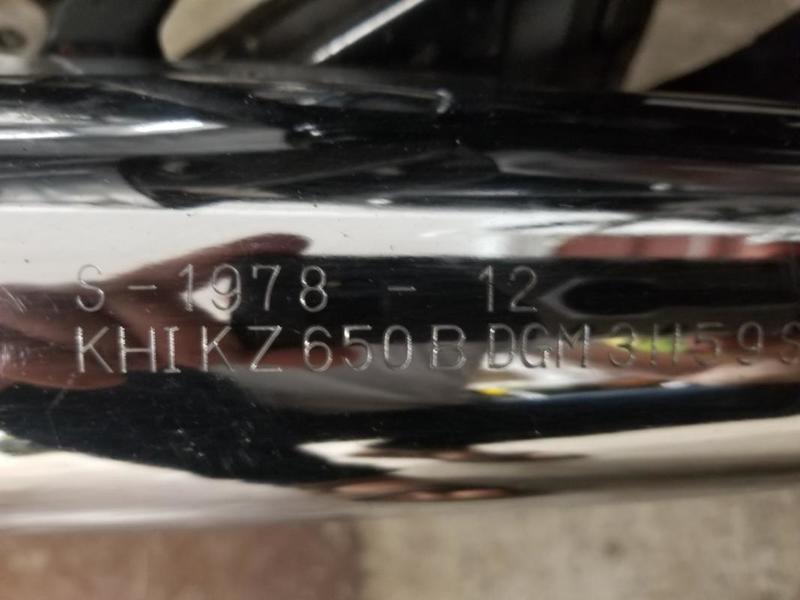 Kawasaki Z 650 kawasaki noir 0650 471