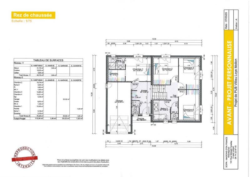Terrain constructible - 1 068 m²
