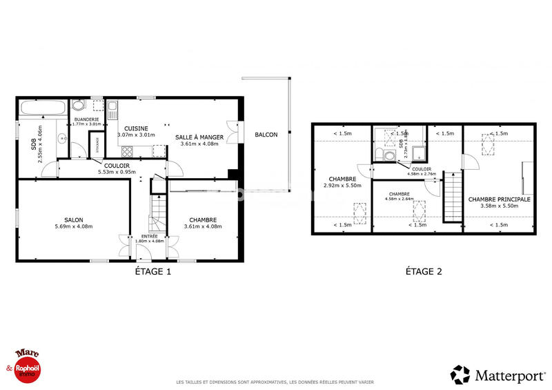 Maison - 116 m² - 6 pièces