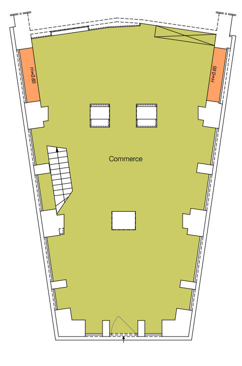 Local commercial - 72 m²