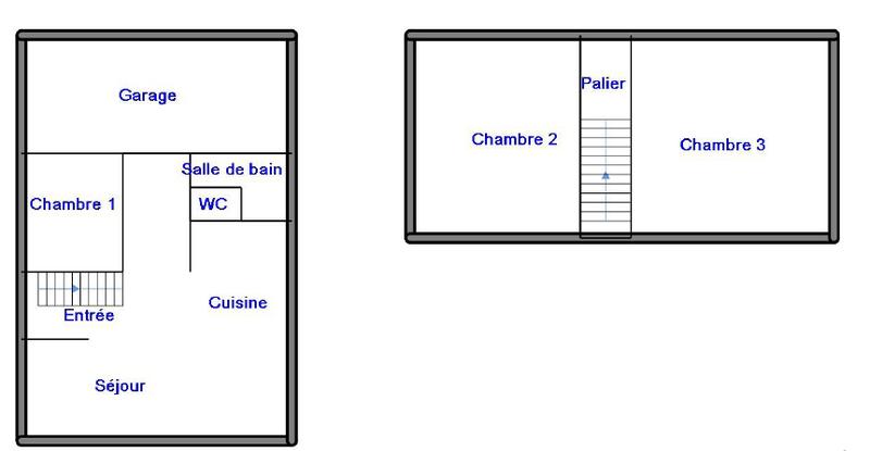 Maison - 90 m² - 5 pièces