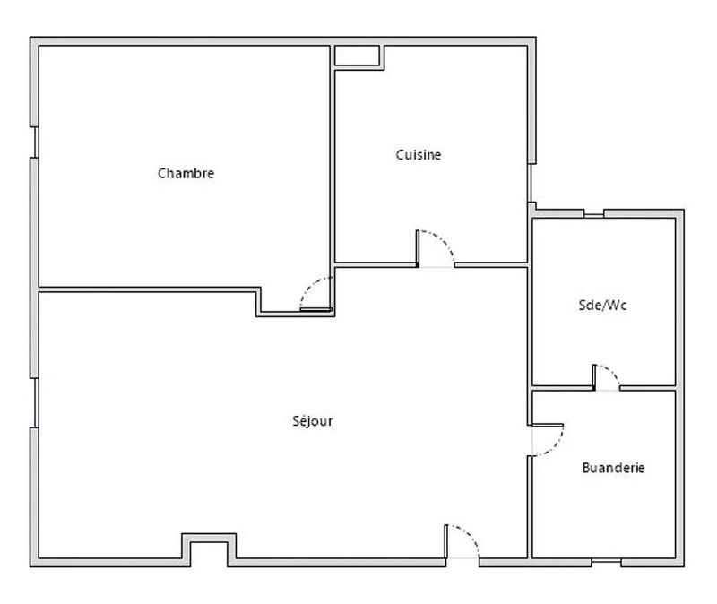 Appartement - 35 m² - 2 pièces