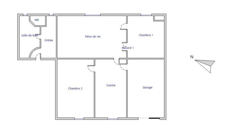 Appartement - 75 m² - 3 pièces