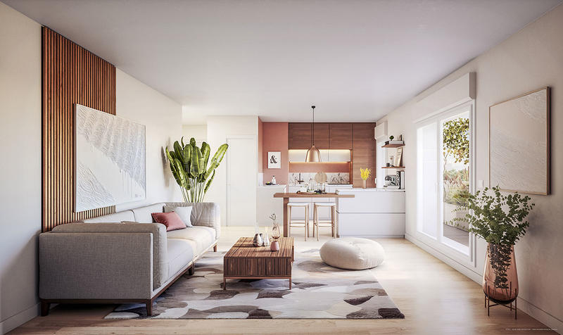 Appartement - 40 à 59 m² - 2 à 3 pièces