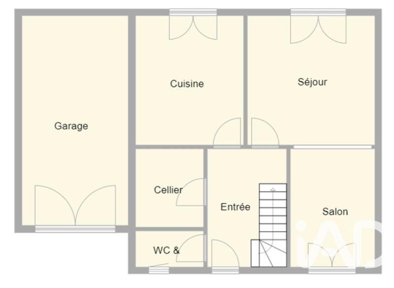 Maison - 93 m² - 5 pièces