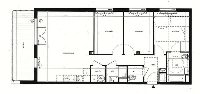 Appartement - 84 m² - 4 pièces