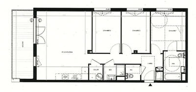 Appartement - 84 m² - 4 pièces
