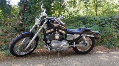 Harley Davidson Sportster 1200 harley davidson noir