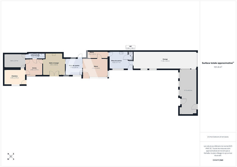 Maison - 94 m² - 3 pièces