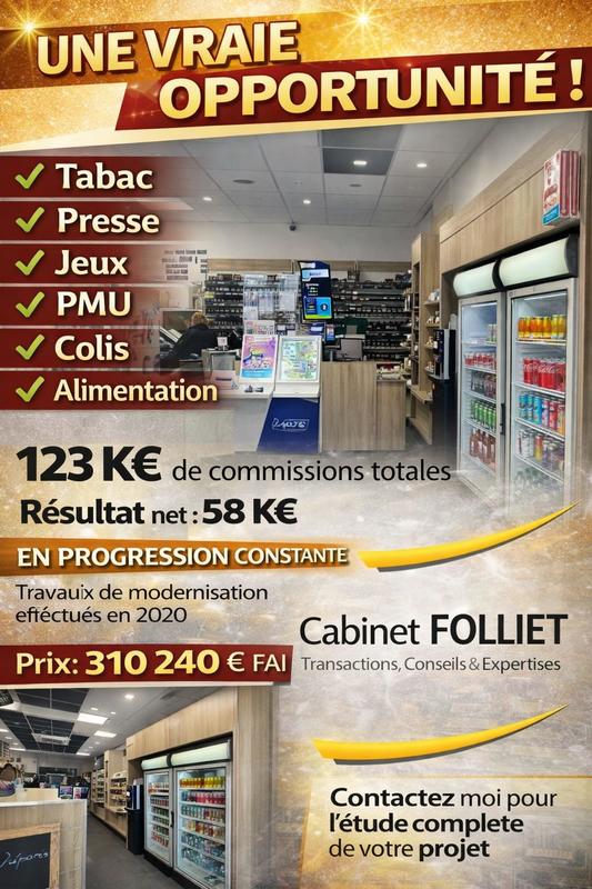 Fonds de commerce - 80 m²