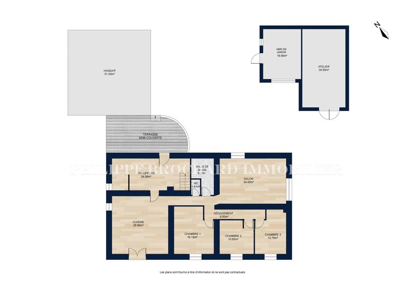 Maison ancienne - 134 m² - 5 pièces