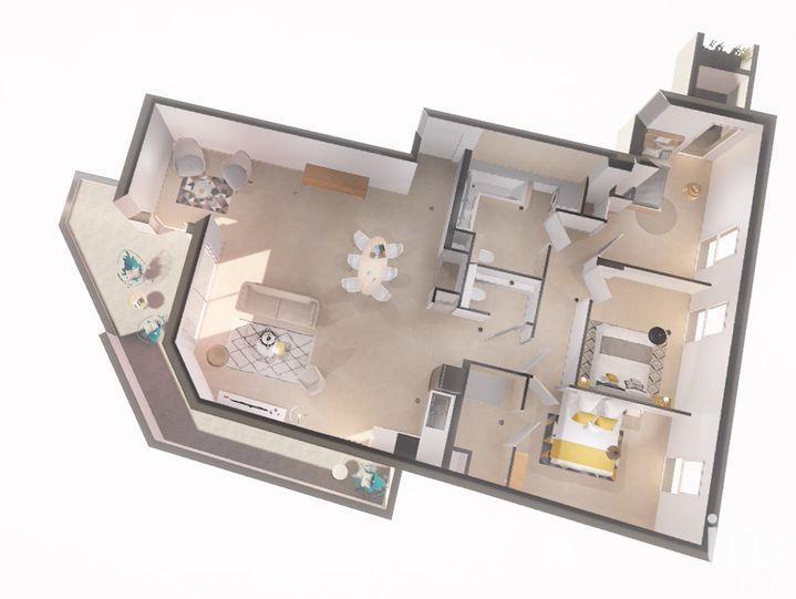 Appartement - 101 m² - 4 pièces